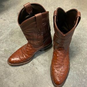 Tecovas Wyatt Mahogany Ostrich